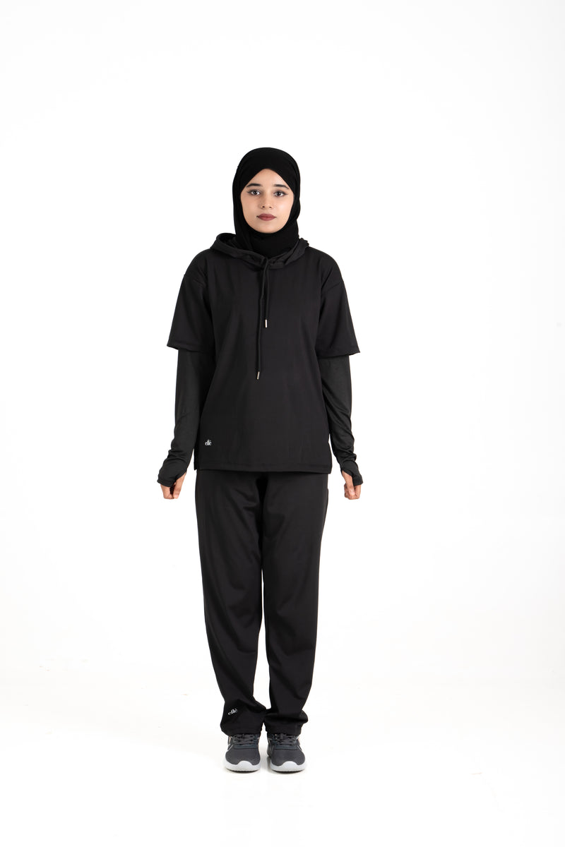 RA.ellé’s Active T-Shirt Set Black