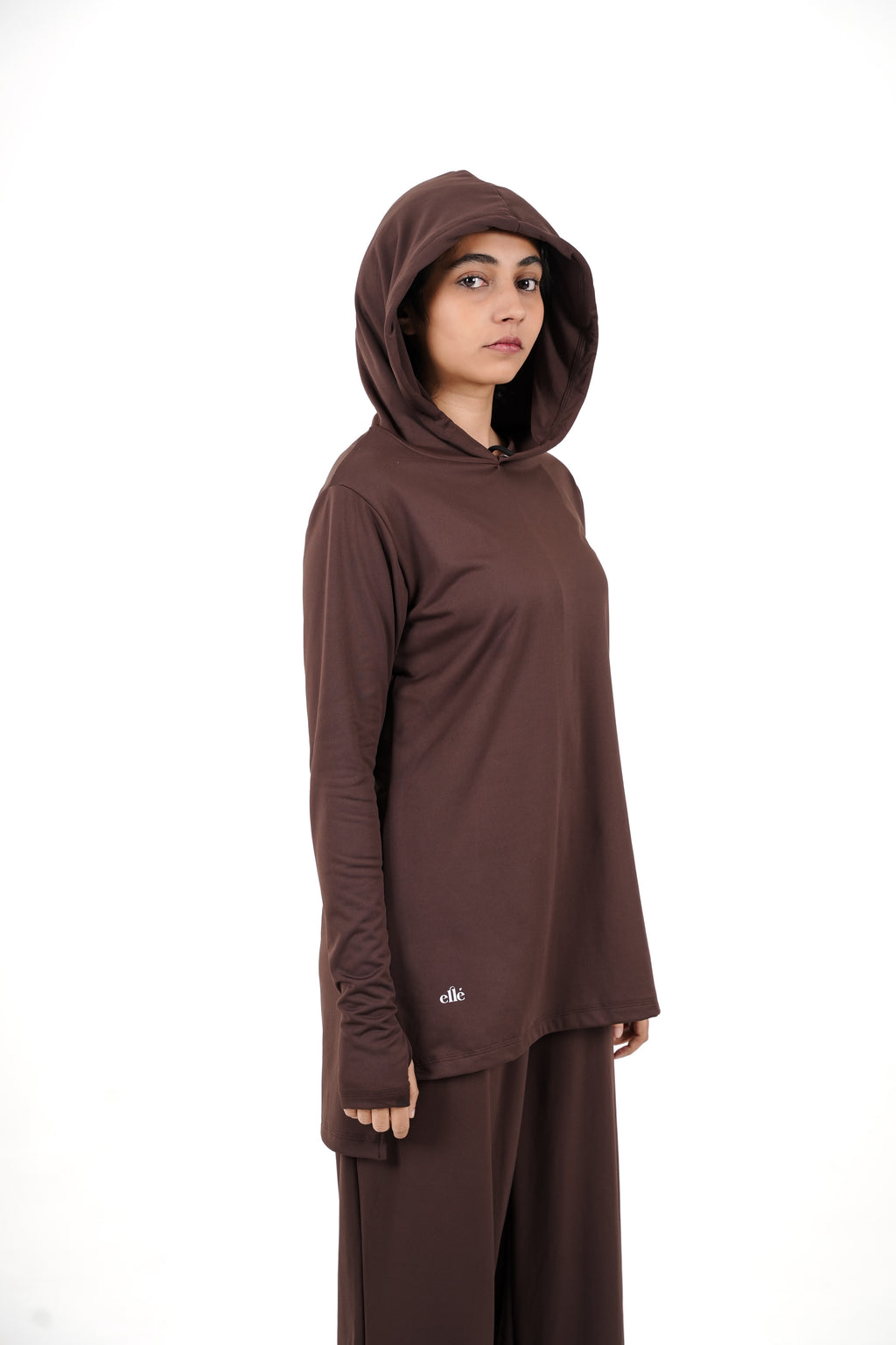 RA.ellé’s Plain Hooded Top