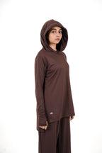 RA.ellé’s Plain Hooded Top