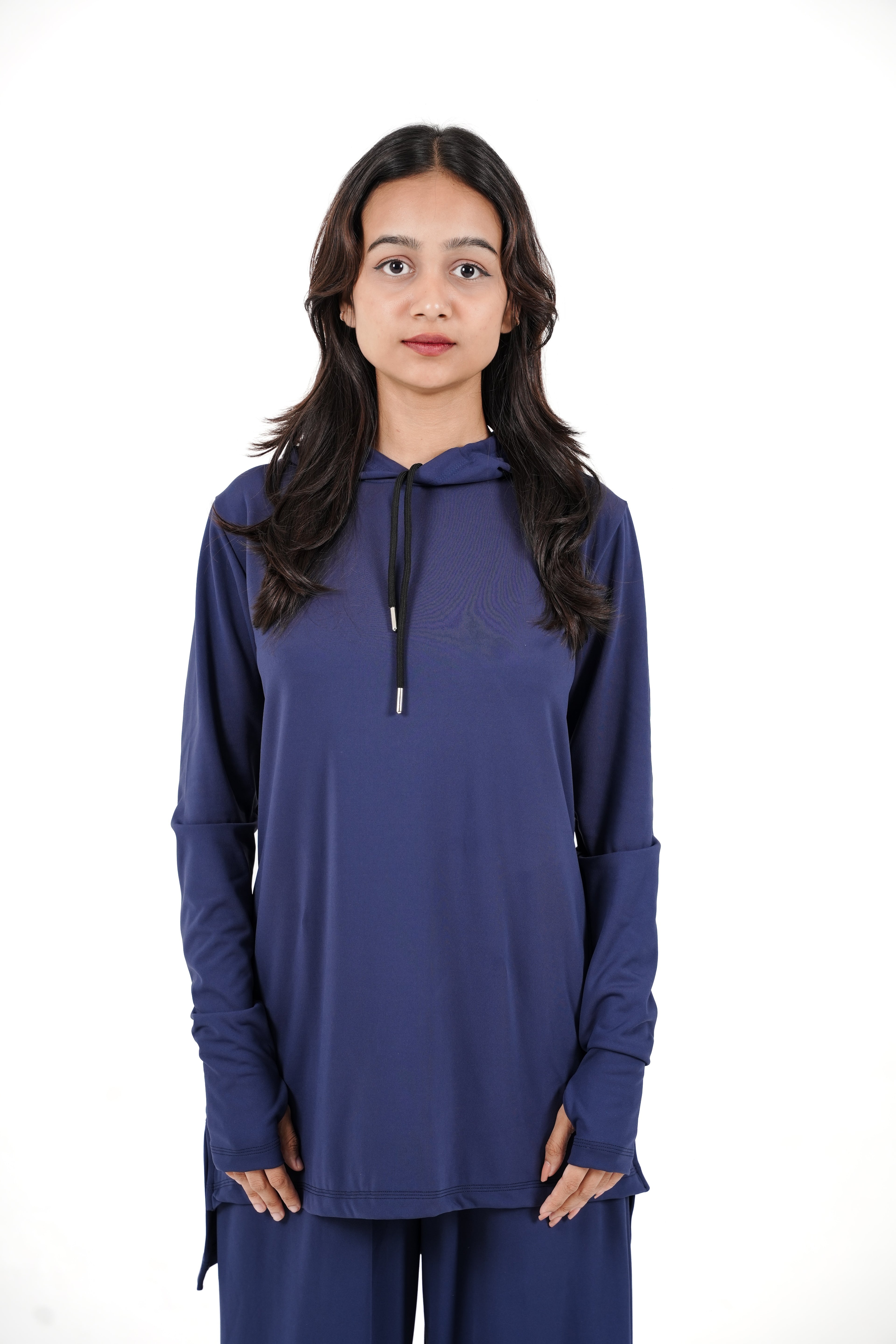 RA.ellé’s Plain Hooded Top