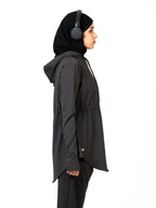 RA.ellé’s Hooded Rope Top Black