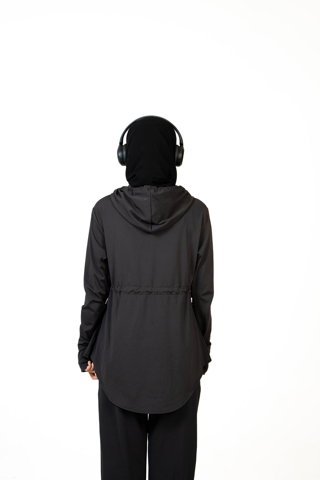 RA.ellé’s Hooded Rope Top Black