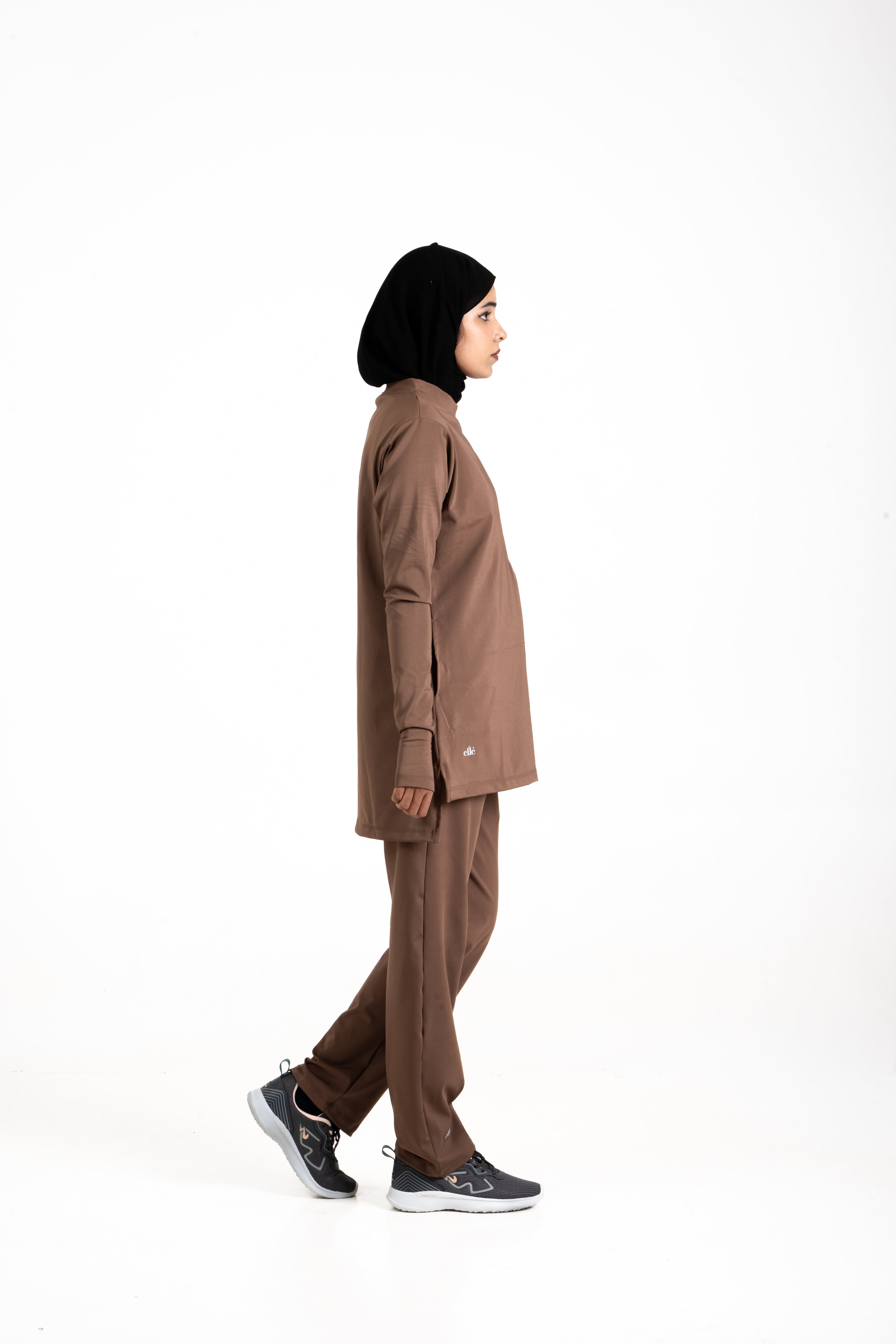 RA.ellé’s Zip Set Brown