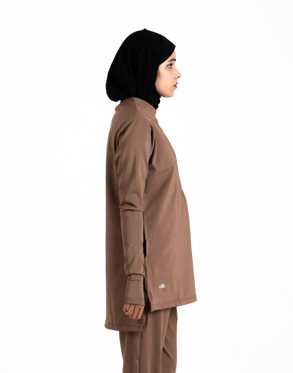 RA.ellé’s Zip Top Brown