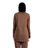 RA.ellé’s Zip Top Brown