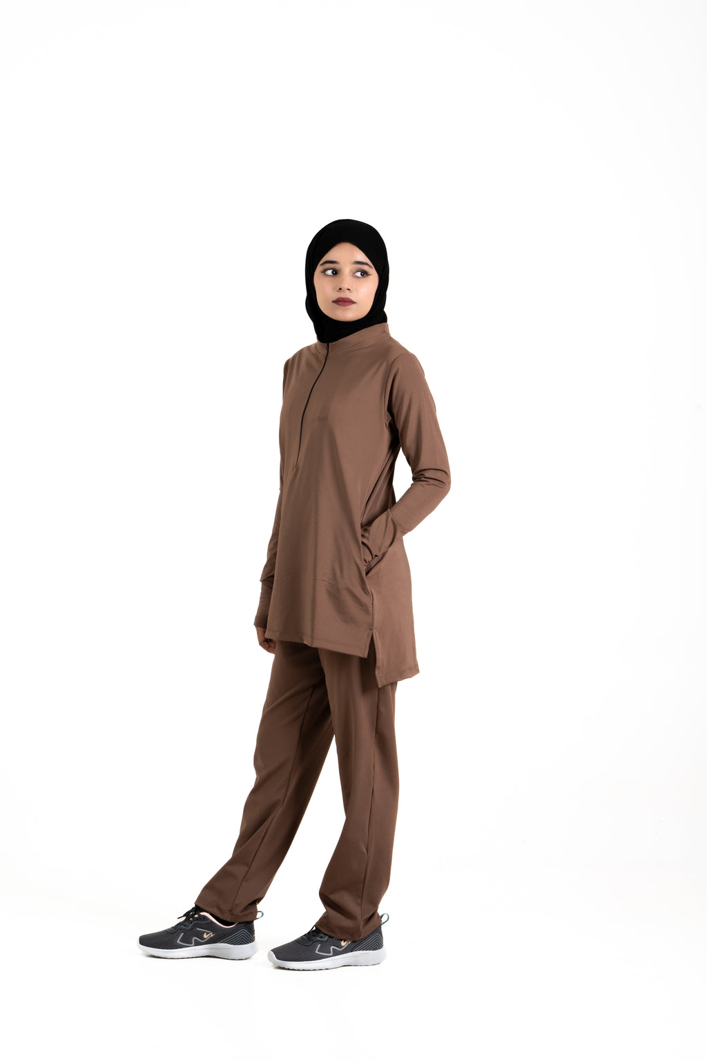 RA.ellé’s Zip Set Brown