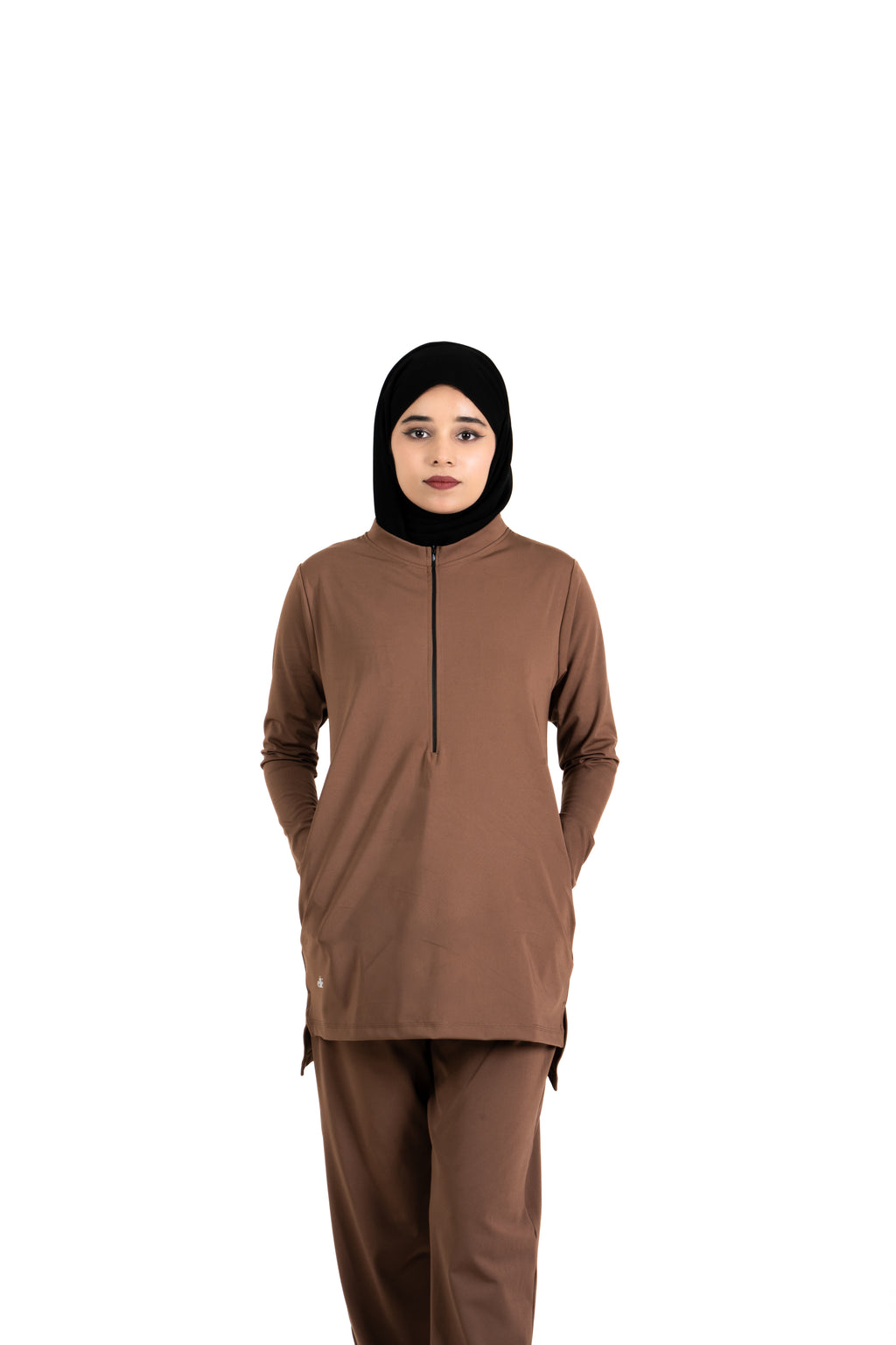 RA.ellé’s Zip Set Brown