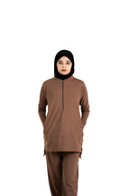 RA.ellé’s Zip Set Brown