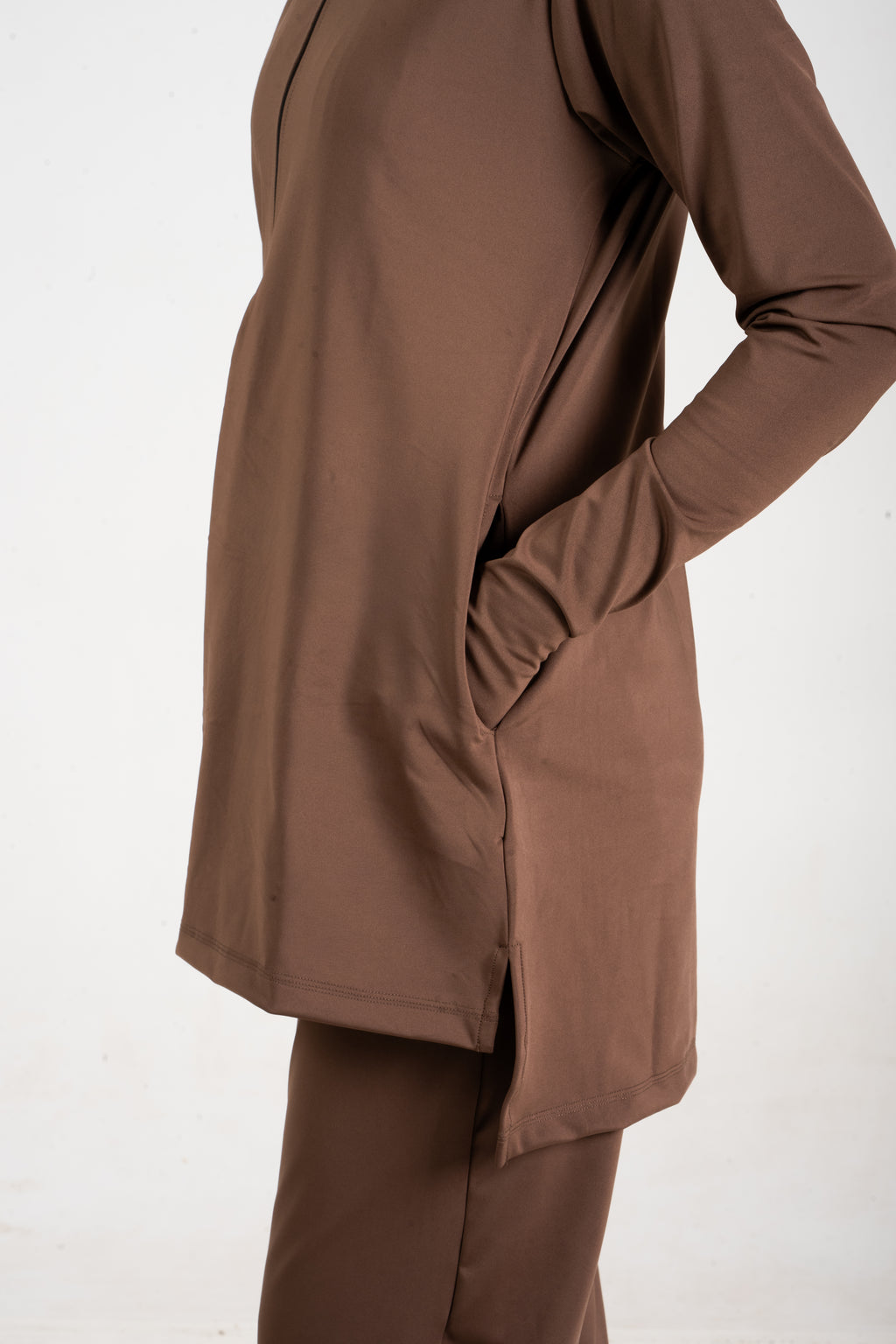 RA.ellé’s Zip Set Brown