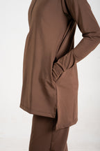 RA.ellé’s Zip Set Brown