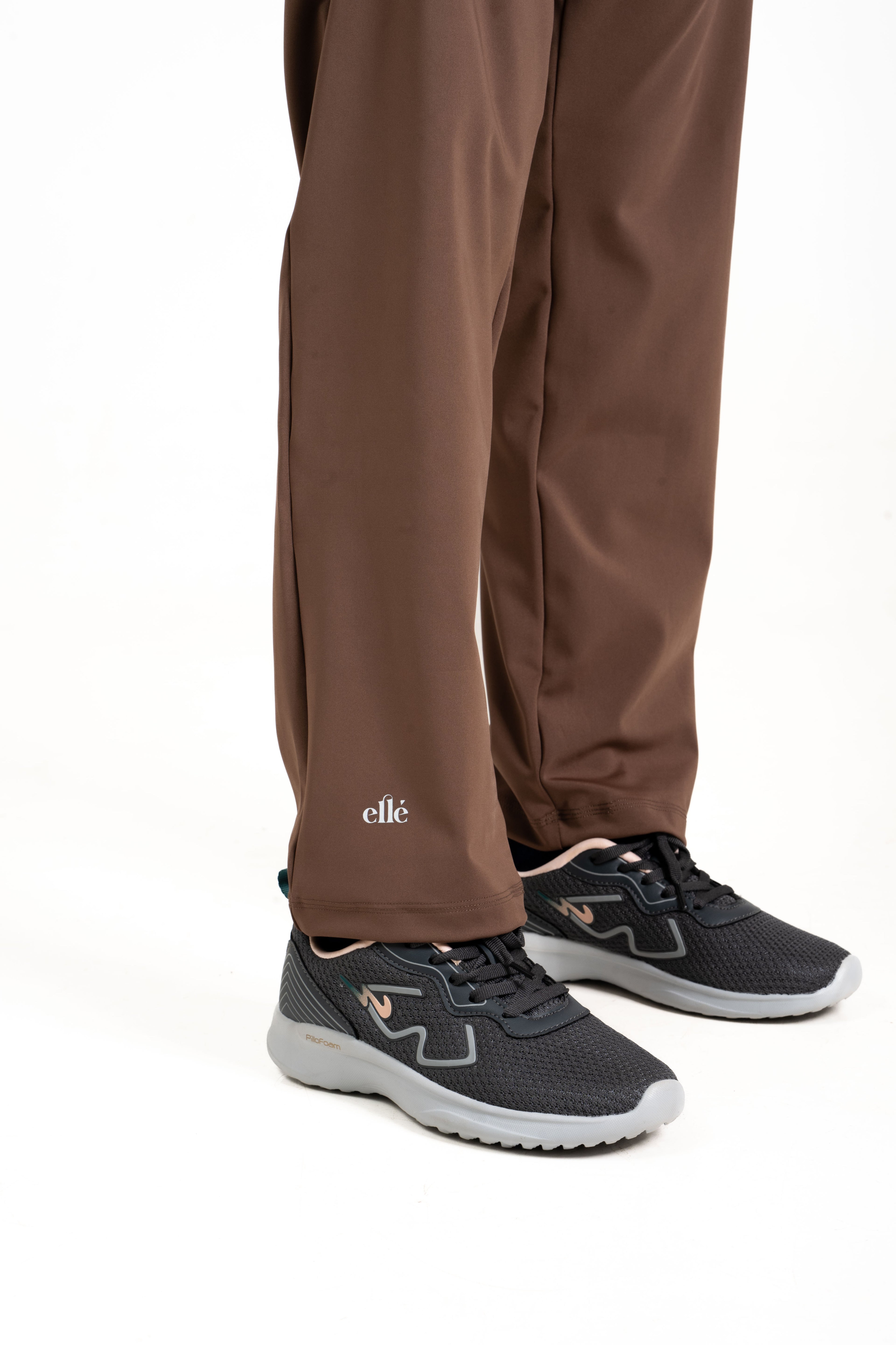 RA.ellé’s Plain Hooded Set Brown