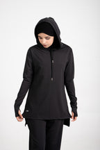 RA.ellé’s Plain Hooded Set Black
