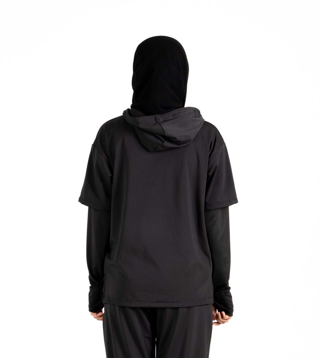 RA.ellé’s Active T-Shirt Top Black