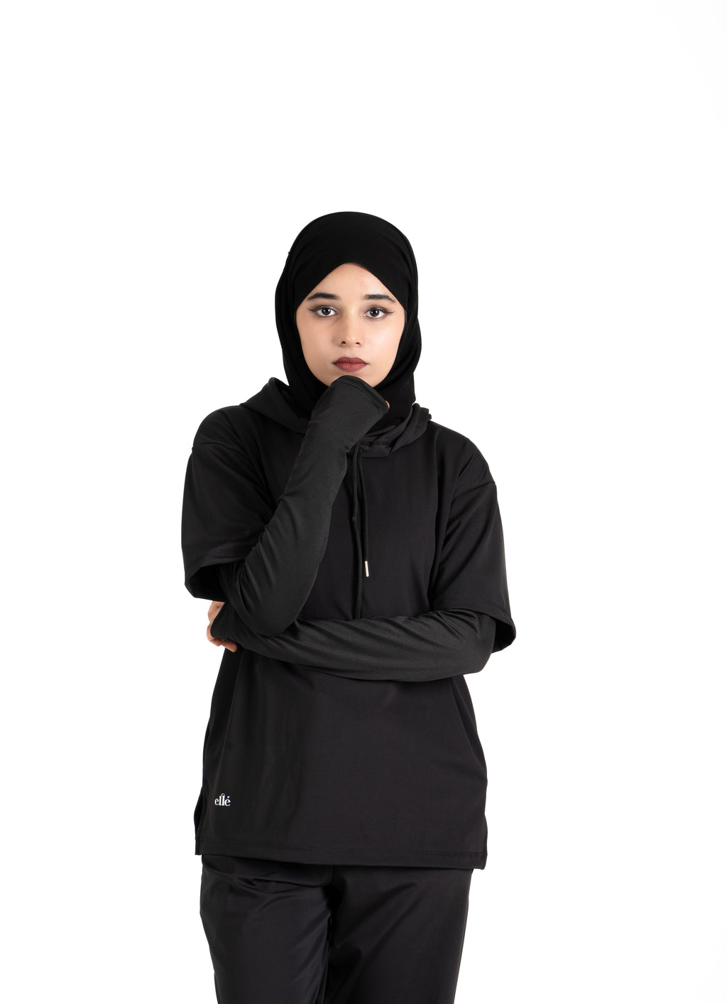 RA.ellé’s Active T-Shirt Top Black