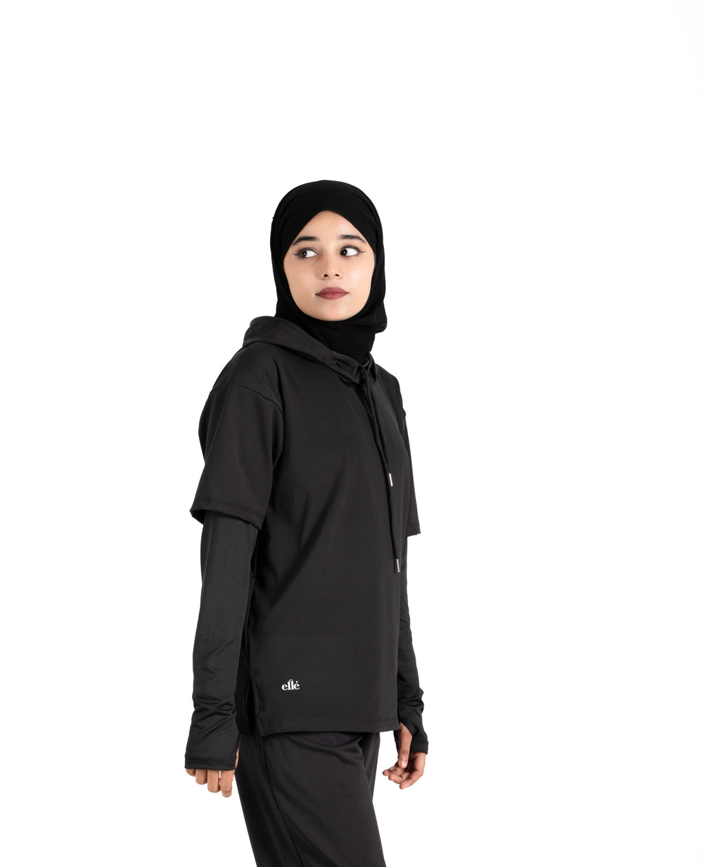 RA.ellé’s Active T-Shirt Top Black