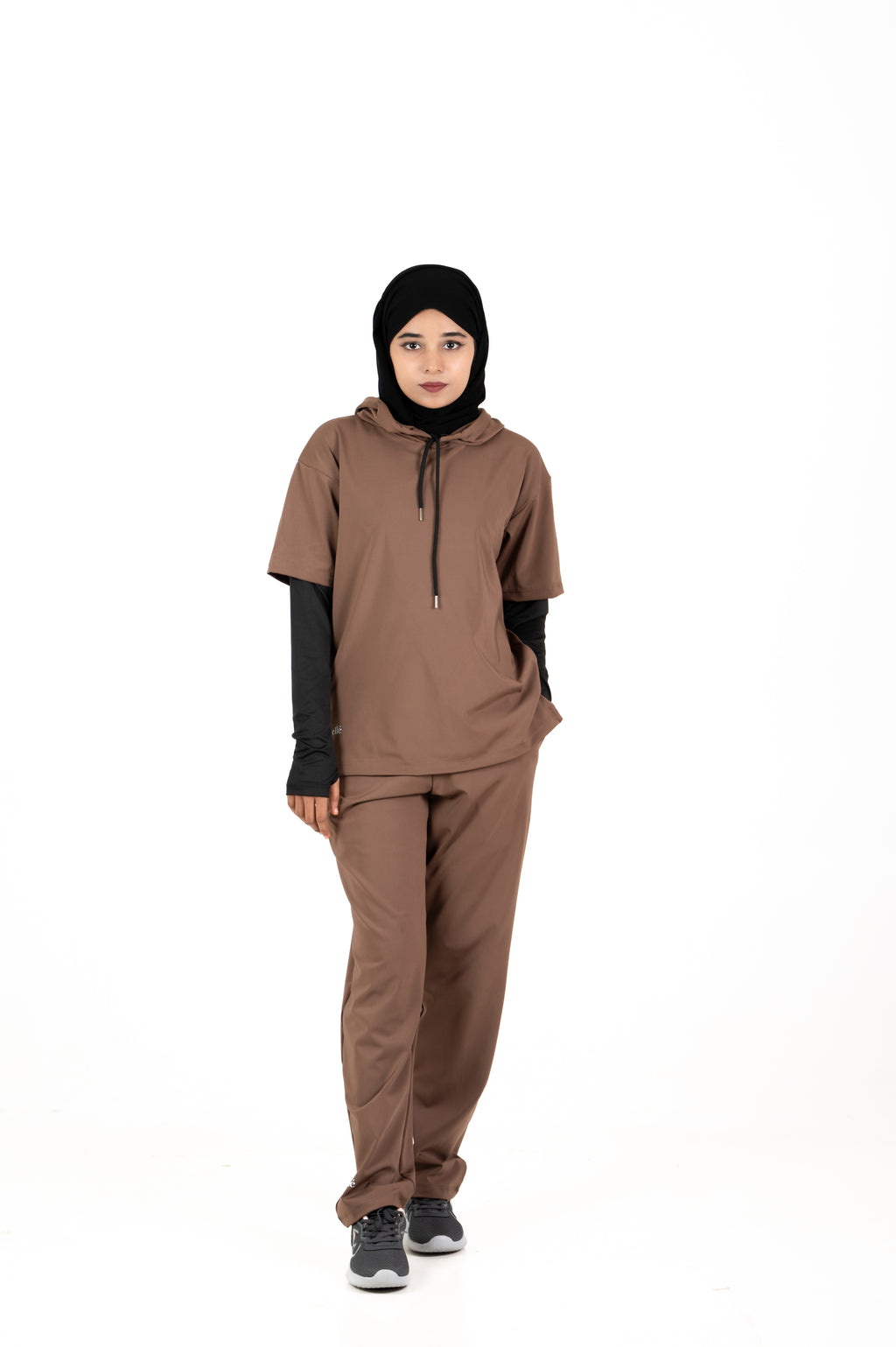 RA.ellé’s Active T-Shirt Set Brown