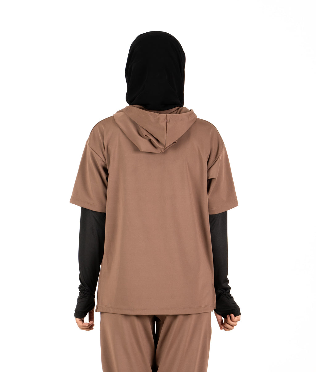 RA.ellé’s Active T-Shirt Top Brown