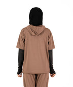 RA.ellé’s Active T-Shirt Top Brown