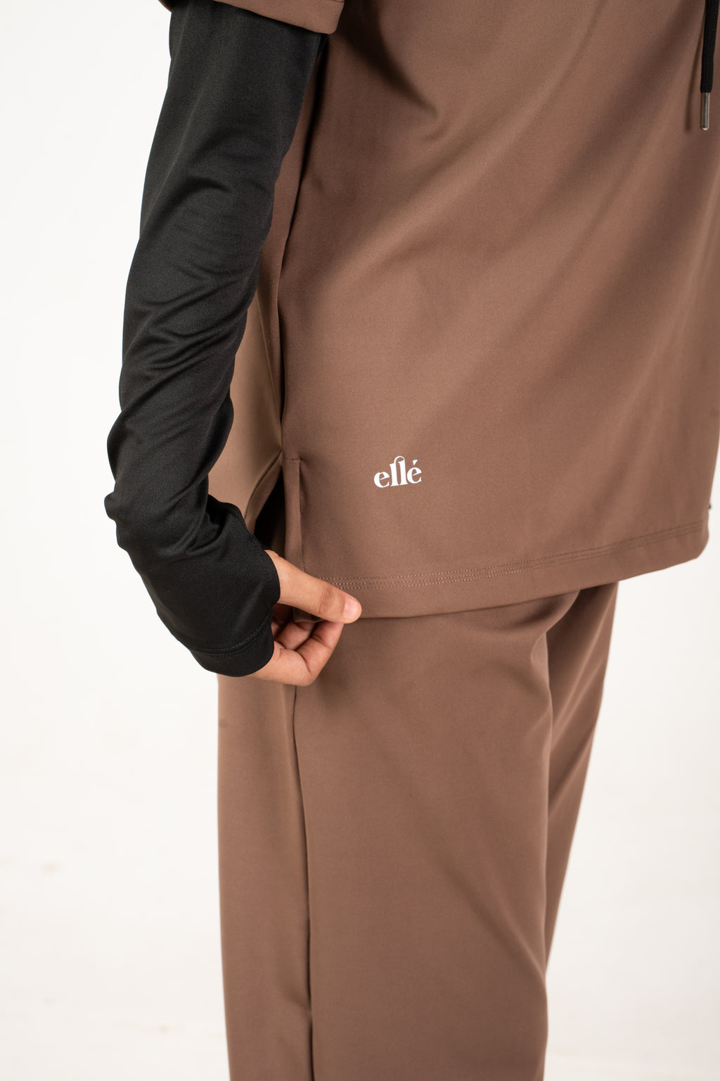 RA.ellé’s Active T-Shirt Set Brown