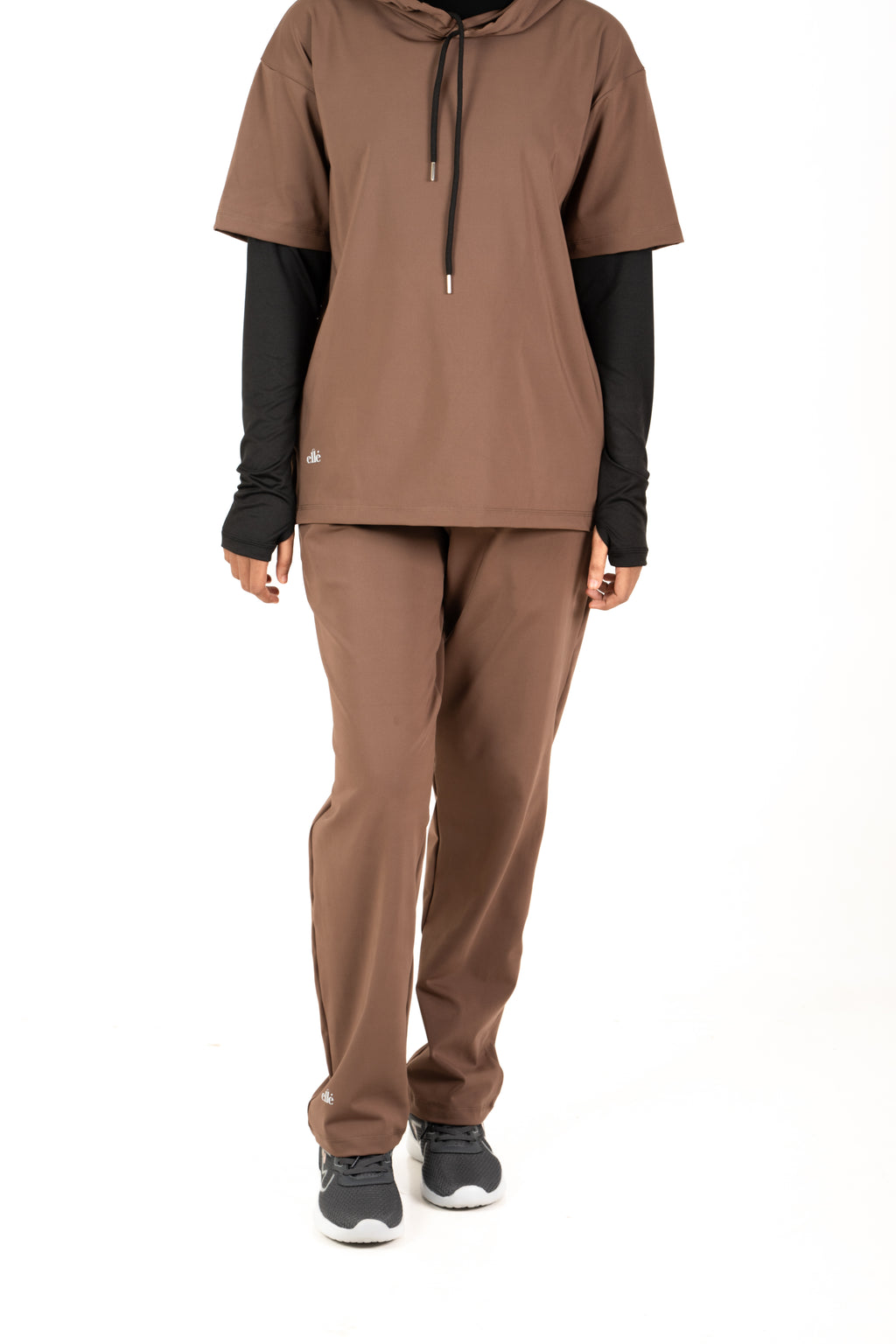 RA.ellé’s Active T-Shirt Set Brown